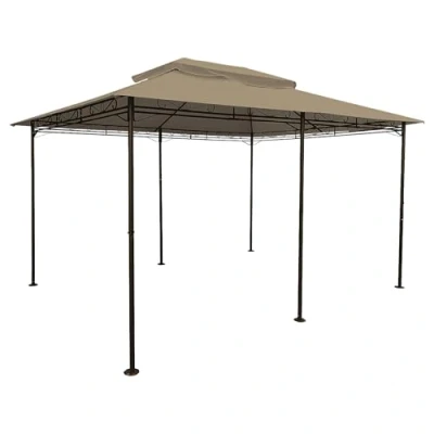 Abbildung von Spetebo Pavillon Ersatzdach Cape Town 4 x 3 m braun, 270 g/m², (Stück, Ersatzdach), Garten Pavillondach mit Kaminabzug