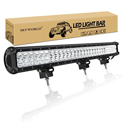 Abbildung von SKYWORLD 28 Zoll 180W LED Arbeitsscheinwerfer Bar, Bar Offroad Zusatzscheinwerfer Scheinwerfer 12V 24V Auto Arbeit Licht Wasserdicht für SUV UTV ATV KFZ Traktor Truck 4x4 lightbar