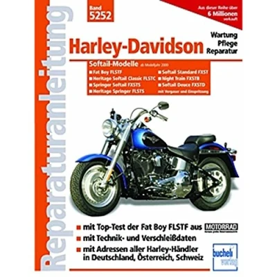 Abbildung von Harley Davidson Softail Modelle / Modelljahre 2000 bis 2004: Motorrad Reparaturanleitung Band 5252 (Reparaturanleitungen)