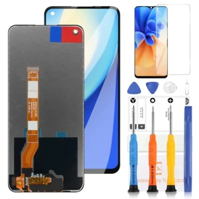 Abbildung von LCD Bildschirm für Oppo A76 CPH2375 Ersatz / A36 PESM10 Display Touchscreen Digitizer Montage Reparaturteile mit Werkzeugen (Schwarz 6,56 Zoll)