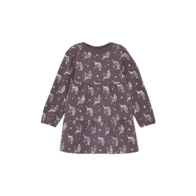 Abbildung von s.Oliver Weiches MIT Alloverprint Freizeitkleid für Kinder, Größe: 104, Flieder