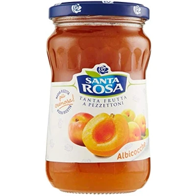 Abbildung von 6x Santa Rosa Aprikose Marmelade Konfitüre Brotaufstriche aus Italien 350 g