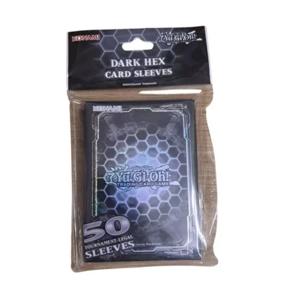 Abbildung von Konami Standard Back Sleeves Yu Gi Oh Trading Card Game Dark Hex Kartenhüllen Deutsche Ausgabe