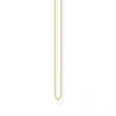 Abbildung von Thomas Sabo Damen Erbskette 925 Silber teilvergoldet 42 cm KE1219 413 12 L42v