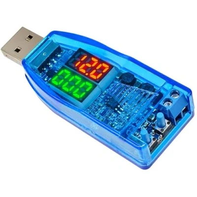 Abbildung von TECNOIOT 1pcs Dual LED DC 5V bis 1V 24V USB Step Up Down Buck Boost Converter Netzteil