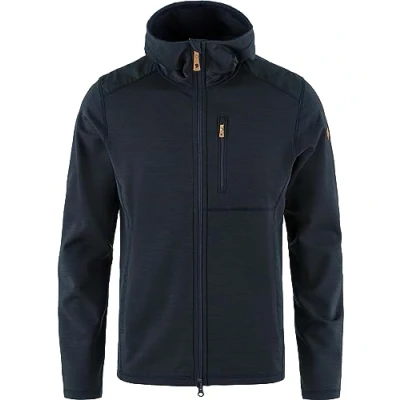 Abbildung von Fjallraven 81479 555 Keb Fleece Hoodie M Sweatshirt Herren Dark Navy Größe XS