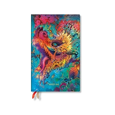Abbildung von Paperblanks 18 Monatskalender 2023 2024 Kollektion Android Jones Vertikal Maxi (135 x 210 mm)