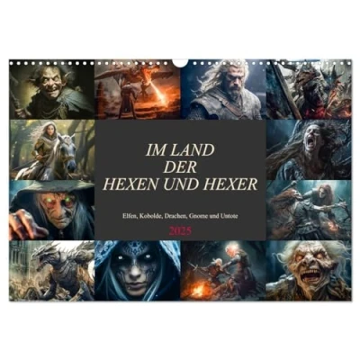 Abbildung von Im Land der Hexen und Hexer (Wandkalender 2025 DIN A3 quer), CALVENDO Monatskalender