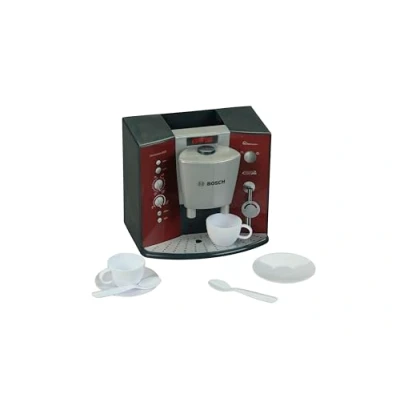 Abbildung von Theo Klein 9569 Bosch Kaffeemaschine mit Sound Batteriebetriebene Espressomaschine realistischen Geräuschen Maße: 14,5 cm x 19,5 17 Spielzeug für Kinder ab 3 Jahren