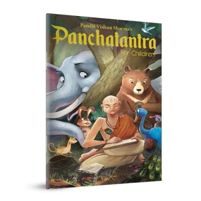 Abbildung von Pandit Vishnu Sharma&#039;s Panchatantra for Children: Illustrated Stories Black and White (Classic Tales from India)