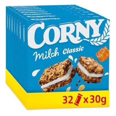 Abbildung von Müsliriegel Corny Milch Classic, Milchsandwich mit Getreide und Milchcreme, 32x30g