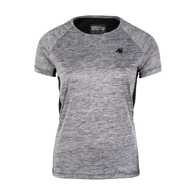 Abbildung von Gorilla Wear Monetta Performance Tshirt print, Damen, Größe: XS, Grey