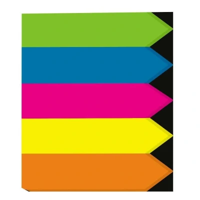 Abbildung von SIGEL TRANSPARENT Haftmarker farbsortiert 5x 40 Streifen