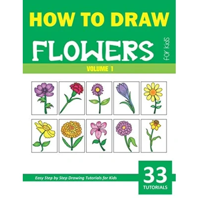 Abbildung von How to Draw Flowers for Kids Volume 1
