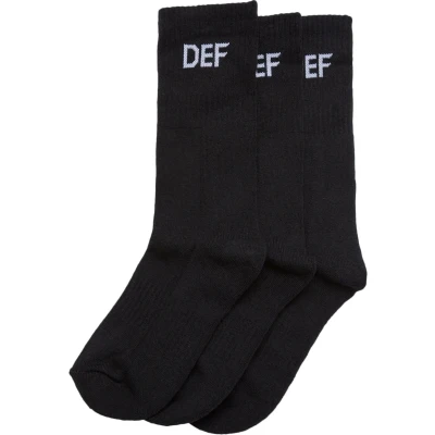 Abbildung von DEF Basicsocken &quot;DEF Damen 3 Pack Socks Black&quot;, (1 Paar)