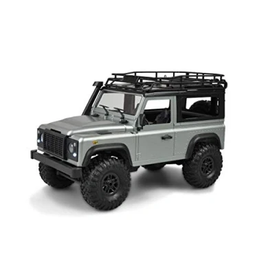 Abbildung von Amewi D90X12 Scale Brushed 1:12 RC Modellauto Elektro Crawler Allradantrieb (4WD) Bausatz 2,4G, Grau, Silber