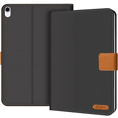 Abbildung von Verco Hülle für iPad Mini 6 Generation, Schutzhülle Tablet Tasche Standfunktion Cover 8.3 Zoll [6. Generation], Schwarz