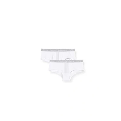 Abbildung von Emporio Armani Cheeky 2 PACK Panties, Damen, Größe: Large, Bianco