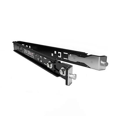 Abbildung von PATCHBOX Setup.exe Fachboden Alternative für einfache Hardware Montage im Rack, Tragfähigkeit 50kg, Netzwerkschränke mit runden &amp; quadratischen Löchern, anpassbar an alle 19&quot; Schienen