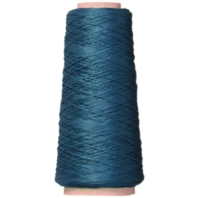 Abbildung von DMC: Konus stilechtes Floss Stickerei Baumwolle sechsreihig 100 g Cone Turquoise Ultra sehr dunkel
