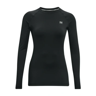 Abbildung von Under Armour UA CG Authentics CREW Langarmshirt, Damen, Größe: Large, Black/white