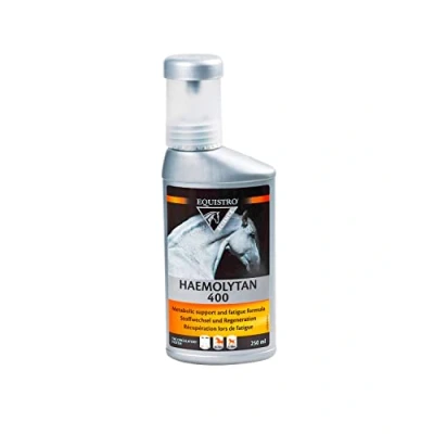Abbildung von EQUISTRO® Haemolytan 400 Ergänzungsfuttermittel für Pferde Unterstützung der Vitalität Kann zur Verbeserung allgemeinen Leistungsbereitschaft beitragen 250ml