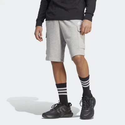 Abbildung von adidas Sportswear Essentials Cargo kurze Sporthose, Herren, Größe: Medium, Medium grey heather