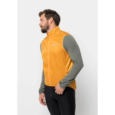 Abbildung von Jack Wolfskin Morobbia WIND M Weste, Herren, Größe: XL, Orange pop