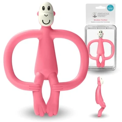 Abbildung von Matchstick Monkey Beiίring / Zahnungshilfe Beiίspielzeug fόr wundes Zahnfleisch Affe
