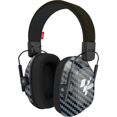 Abbildung von Alpine Racing Pro Earmuff MotoGP™ Kapselgehörschutz für Erwachsene Gehörschutz Motorsportveranstaltungen und laute Umgebungen Lärmreduzierung von 26 dB Hochwertiges Karbon