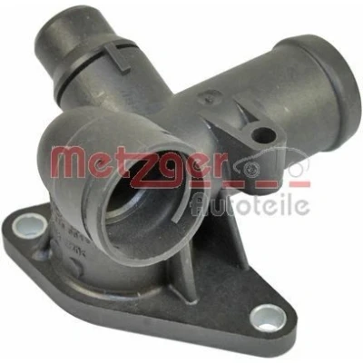 Abbildung von METZGER 4010033 Flansch Zylinderkopf, getriebeseitig mit Dichtung ohne Sensor AUDI: A4 B6 Avant, B6/B7 Cabrio, B7 Avant