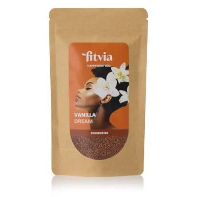 Abbildung von fitvia Rooibostee &quot;Vanilla Dream&quot;: loser Tee, Bourbon Vanille und Rooibos Tee ohne Zuckerzusatz, 100g