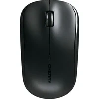 Abbildung von CHERRY MW 2200, Kabellose Laptop Maus, 2,4 GHz Funk, Beidhändig Bedienbar, 1300 DPI, Verchromtes Scrollrad, inkl. Transporttasche, Batteriebetrieben, Schwarz