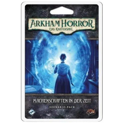 Abbildung von Fantasy Flight Games, Arkham Horror: LCG Machenschaften in der Zeit, Erweiterung, Expertenspiel, Kartenspiel, 1 4 Spieler, Ab 14+ Jahren, 45+ Minuten, Deutsch, Mehrfarbig, Bunt