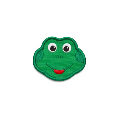 Abbildung von Affenzahn Klett Badge Frosch Grün