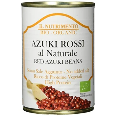 Abbildung von IL NUTRIMENTO Rote Azuki natur ohne Salz, 12er Pack (12 x 400 g)