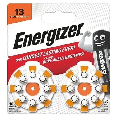 Abbildung von Energizer 13 Knopfzelle, PR48 (1.4 V, 16 St), Hörgerätebatterie Zinc Air