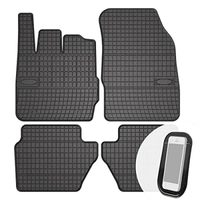 Abbildung von Gummimatten Auto Fußmatten Gummi Automatten Passgenau 4 teilig Set passend für Ford Fiesta Mk6 2008 2017