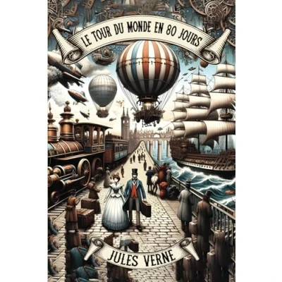 Abbildung von Le tour du monde en 80 jours Jules Verne Illustré 37 splendides illustrations Collection Auteurs légendaires