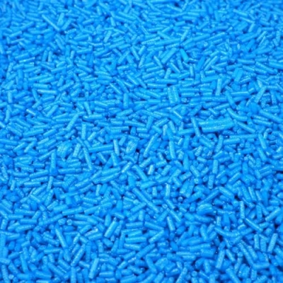 Abbildung von Streuselheld Jimmie`s Dunkel Blau 40g Streusel zum Dekorieren und Verzieren von Gebäck aller Art wie Torten Kuchen Keksen Zuckerstreusel