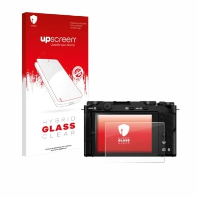 Abbildung von upscreen Schutzglas für Fujifilm X M5 Schutzfolie, Glas Folie [Klar, 9H Panzerschutz, Anti Fingerprint]