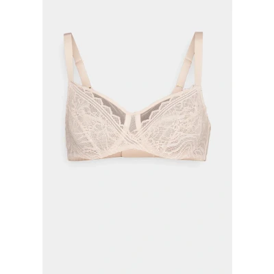 Abbildung von Chantelle Floral Touch VERY Covering Bügel BH, Damen, Größe: 80F, Golden beige