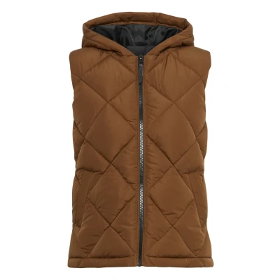 Abbildung von Oxmo Oxstana Weste, Damen, Größe: Medium, Tortoise shell