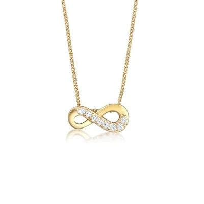 Abbildung von Elli Infinity Liebe Topas Halskette, Damen, Größe: 45, Gold