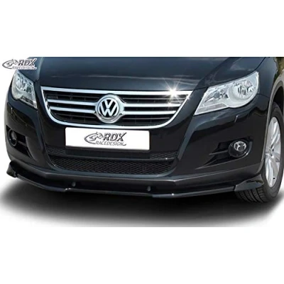 Abbildung von RDX Frontspoiler VARIO X Tiguan (2007 2011) Frontlippe Front Ansatz Vorne Spoilerlippe, Schwarz