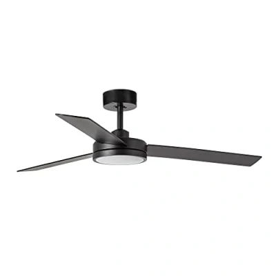 Abbildung von LED Deckenventilator Barth mit Leuchte, schwarz