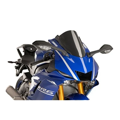 Abbildung von Puig 9723C Racing Scheibe, Yamaha YZF R6 17&#039; 18&#039;, Carbon Look