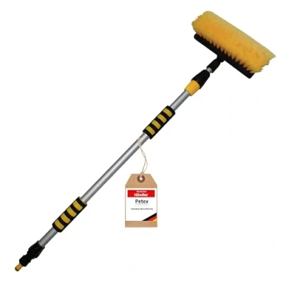 Abbildung von PETEX 432340 Teleskop Waschbürste, Gelb Circa 109 165 cm