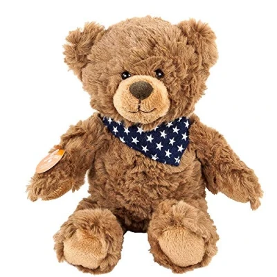 Abbildung von Teddy Hermann® Kuscheltier Hermann Teddybär Sternetuch klein dunkel 23 cm