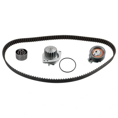 Abbildung von FEBI BILSTEIN 45109 Wasserpumpe + Zahnriemensatz mit 134 PEUGEOT: 307 Schrägheck, 206 SW, CITROËN: C3 I Schrägheck